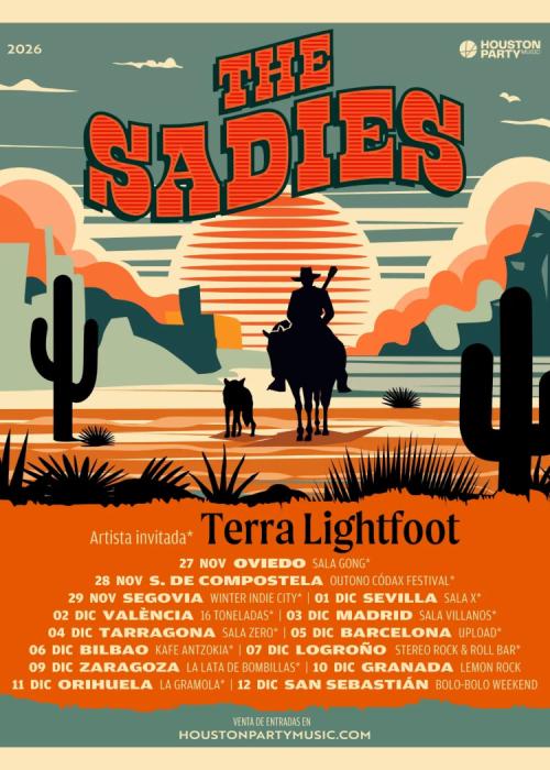 Cartel de The Sadies en San Sebastián