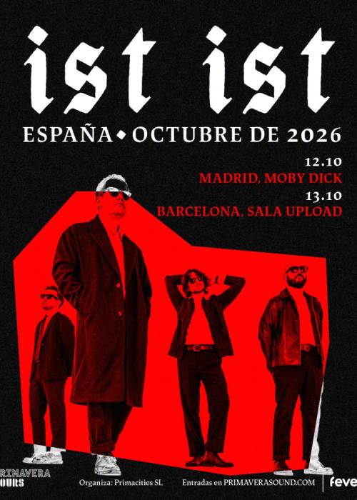 Cartel de Concierto de IST IST en Madrid