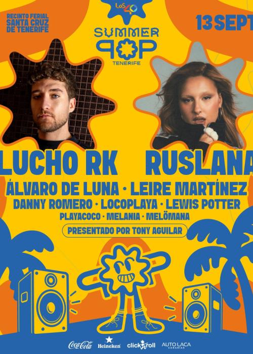 Cartel de Summer Pop Tenerife 2026 by LOS40