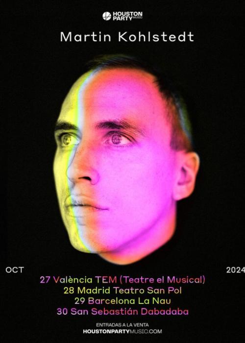 Cartel de Concierto de Martin Kohlstedt en Barcelona