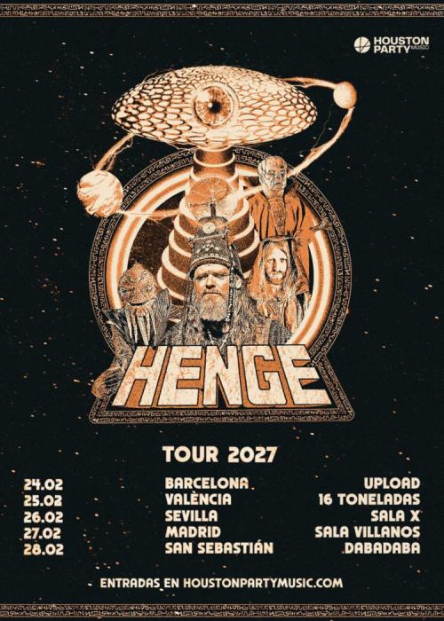 Cartel de Concierto de Henge en Madrid
