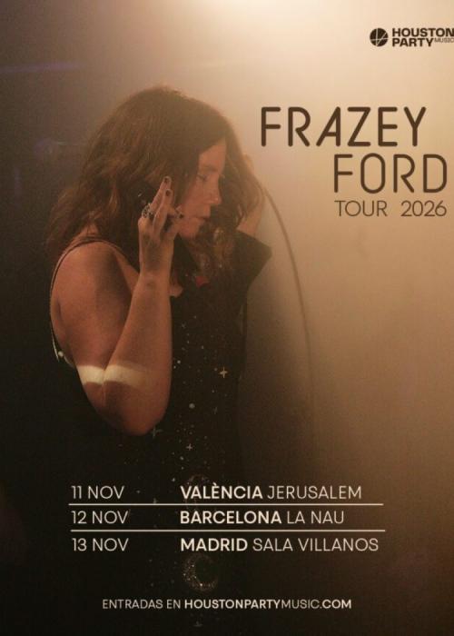Cartel de Concierto de Frazey Ford en Madrid