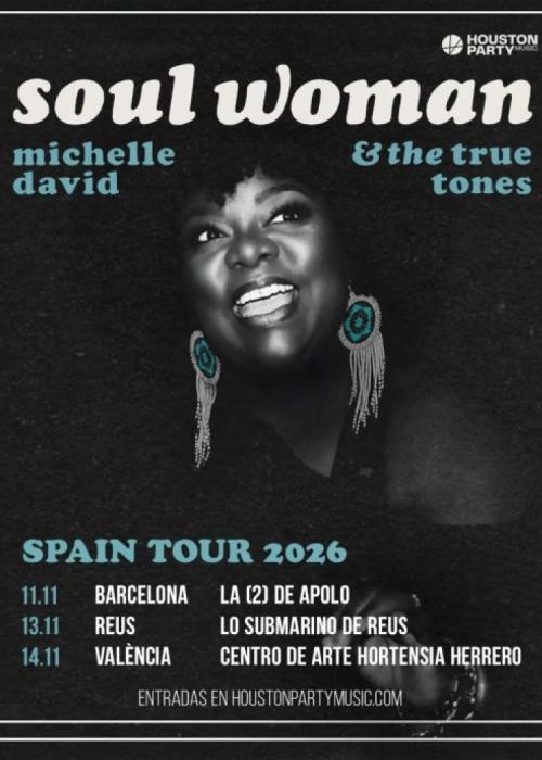 Cartel de Michelle David & The True-Tones en Valencia