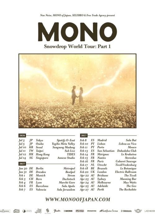 Cartel de Concierto de MONO en Valencia