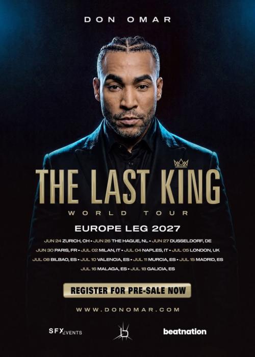 Cartel de Concierto de Don Omar en A Coruña