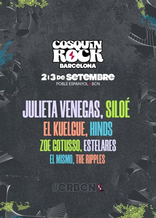 Cartel de Cosquín Rock Barcelona 2026