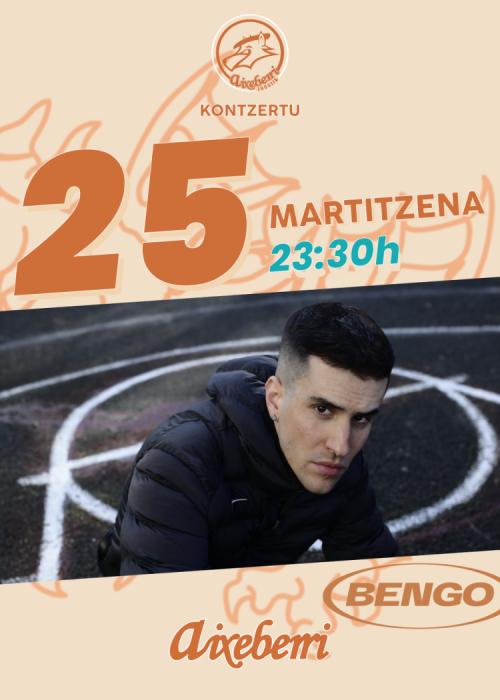 Cartel de BENGO - Txosna Aixeberri Konpartsa Aste Nagusia Bilbao