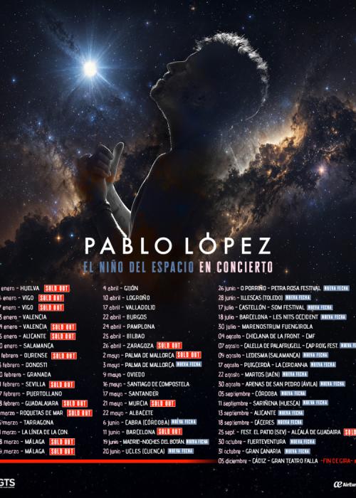 Cartel de Pablo López en Fuerteventura