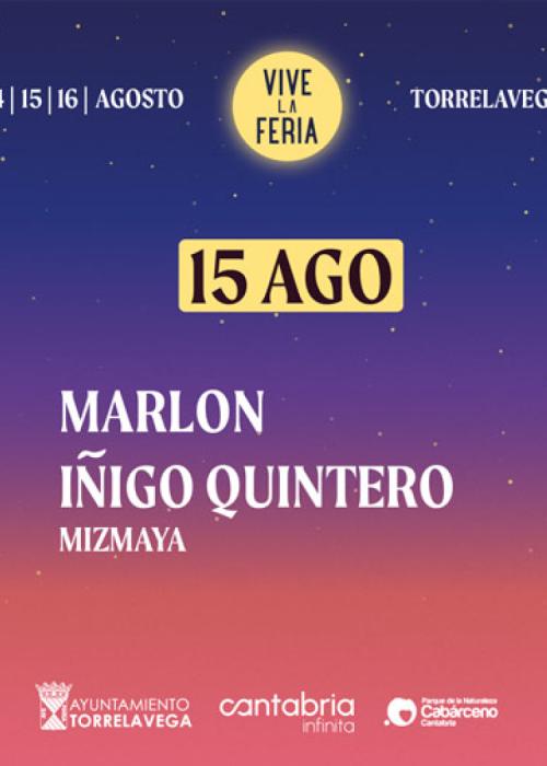 Cartel de Concierto de Marlon + Iñigo Quintero en Torrelavega