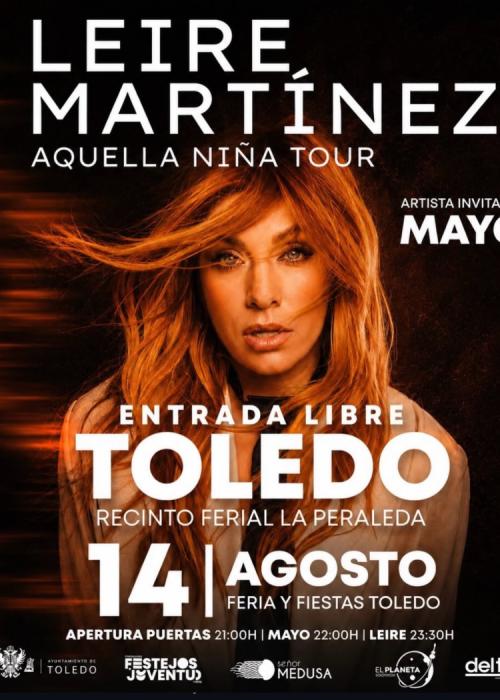 Cartel de Concierto de Leire Martínez en Toledo
