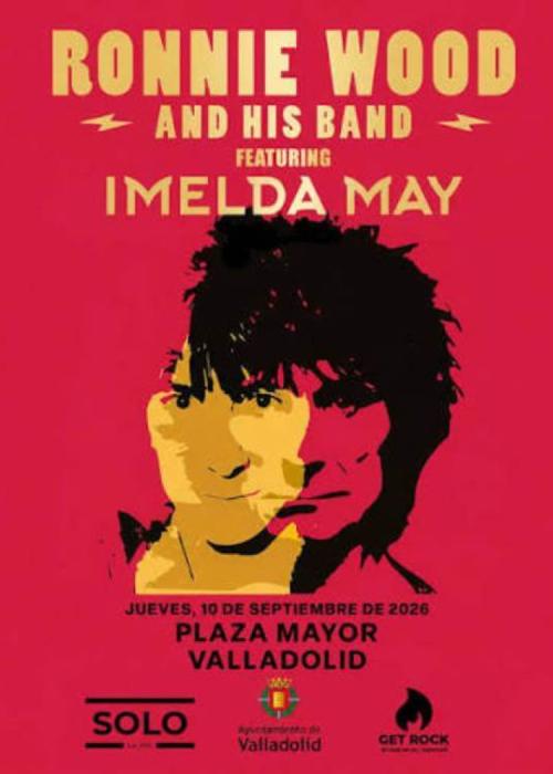 Cartel de Concierto de Ronnie Wood en Valladolid