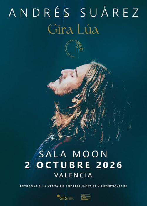 Cartel de Andrés Suárez en Valencia
