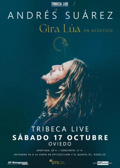 Cartel de Andrés Suárez en Oviedo