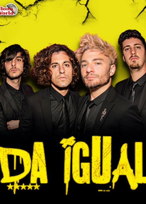 Cartel de Concierto de Da Igual en Madrid