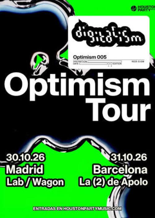 Cartel de Concierto de Digitalism en Madrid