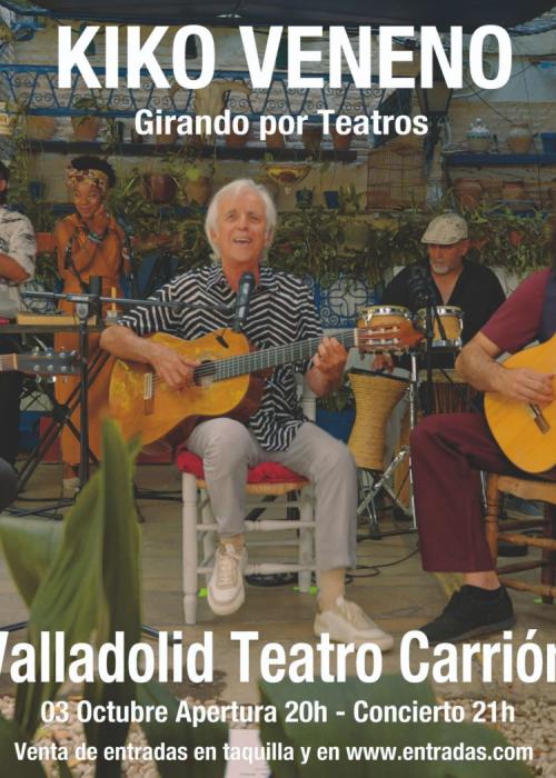 Cartel de Concierto de Kiko Veneno en Valladolid