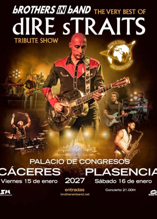 Cartel de bROTHERS iN bAND en Cáceres