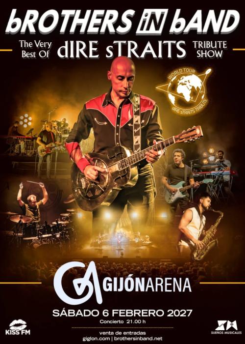 Cartel de bROTHERS iN bAND en Gijón