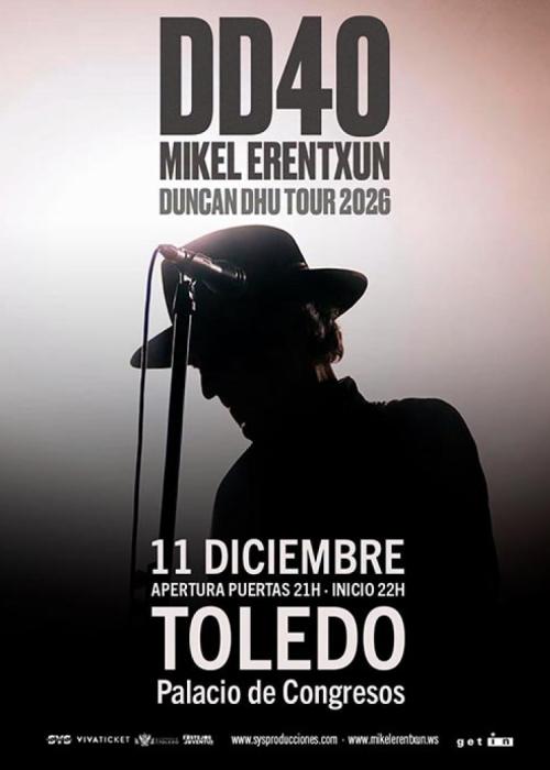 Cartel de Concierto de Duncan Dhu en Toledo