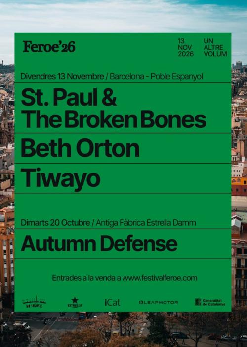 Cartel de St. Paul and The Broken Bones en Barcelona