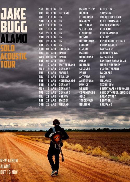 Cartel de Jake Bugg en Madrid