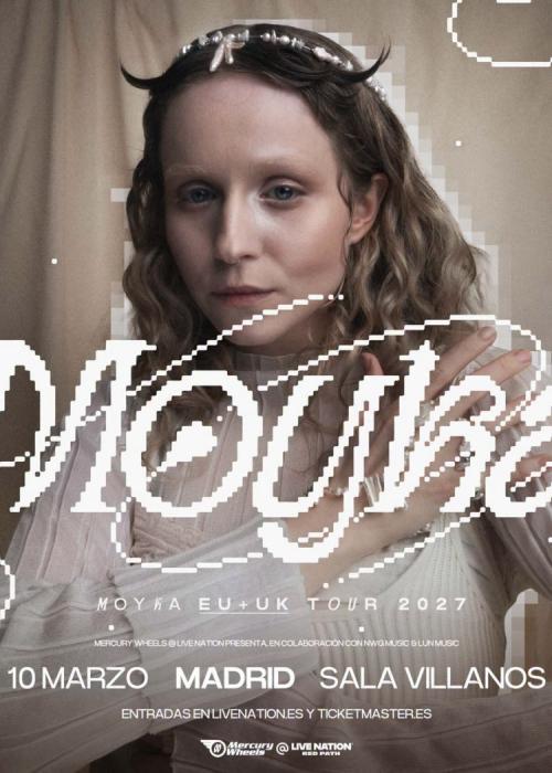 Cartel de Concierto de Moyka en Madrid