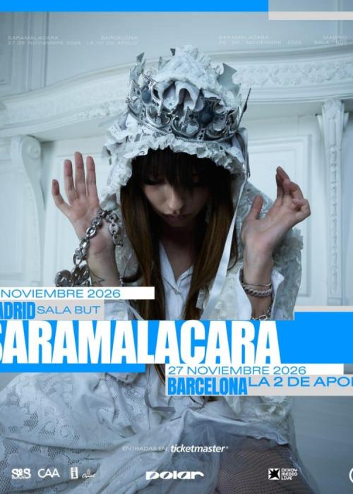 Cartel de Concierto de Saramalacara en Madrid