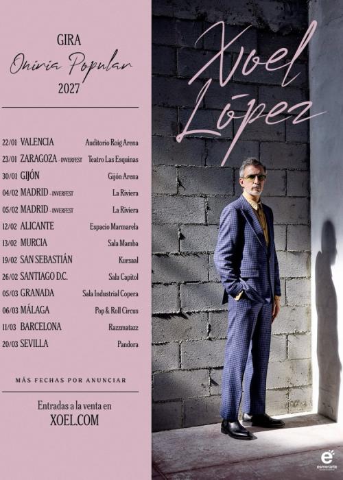 Cartel de Xoel López en Murcia
