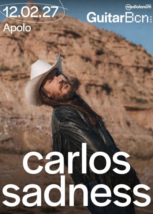 Cartel de Concierto de Carlos Sadness en Barcelona