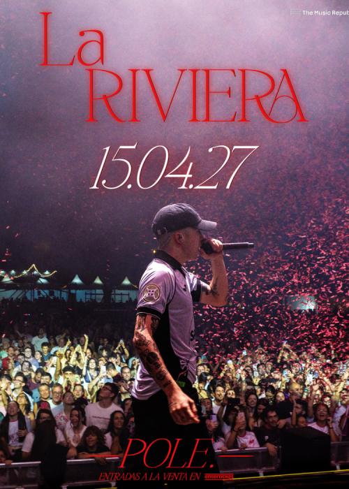 Cartel de Concierto de Pole. en Madrid
