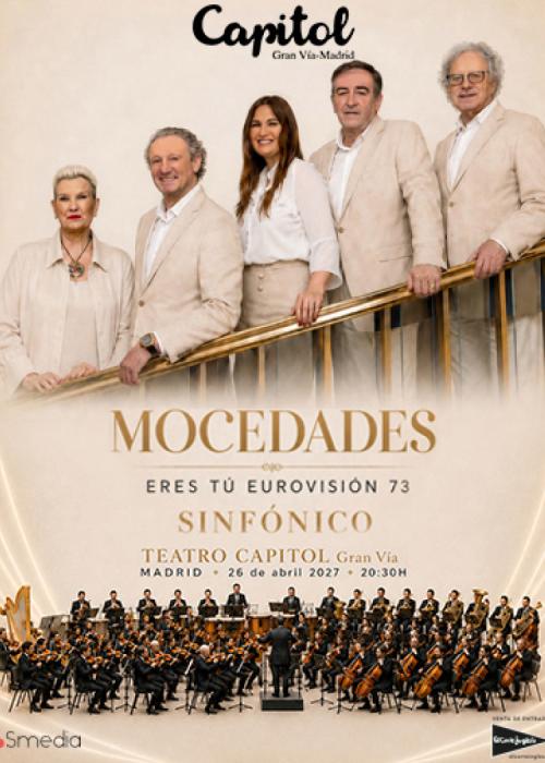 Cartel de Concierto de Mocedades en Madrid