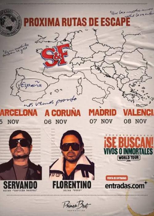 Cartel de Servando & Florentino en Madrid
