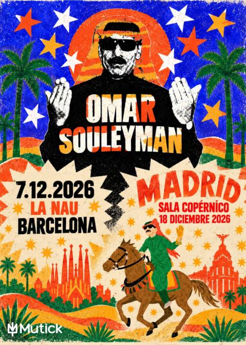 Cartel de Concierto de Omar Souleyman en Madrid