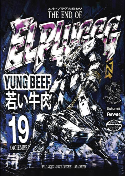 Cartel de Concierto de Yung Beef en Madrid