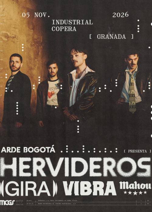 Cartel de Concierto de Arde Bogotá en Granada