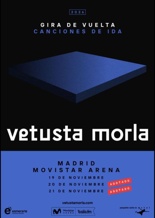 Cartel de Vetusta Morla en Madrid (Tercera Fecha)
