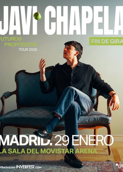Cartel de Concierto de Javi Chapela en Madrid