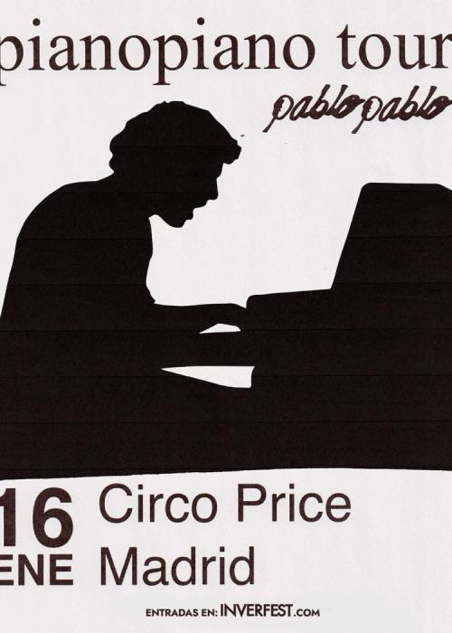 Cartel de Concierto de pablopablo en Madrid