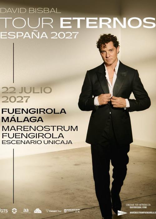Cartel de Concierto de David Bisbal en Fuengirola