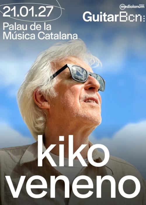 Cartel de Concierto de Kiko Veneno en Barcelona