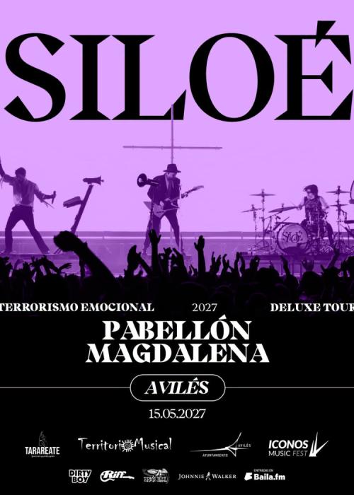 Cartel de Concierto de Siloé en Avilés