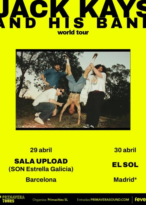 Cartel de Concierto de Jack Kays en Madrid