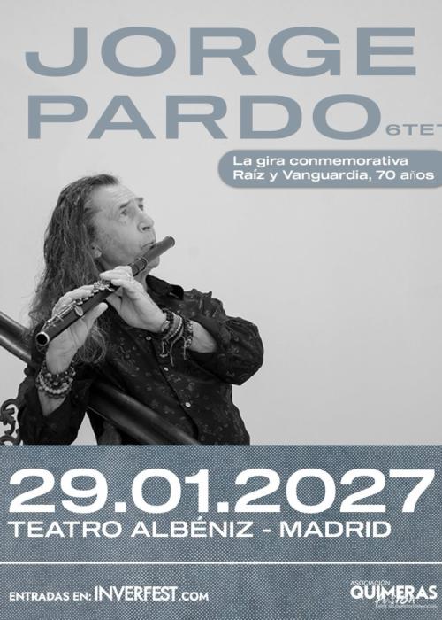 Cartel de Concierto de Jorge Prado en Madrid