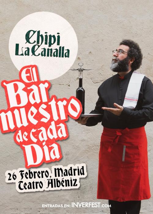 Cartel de Concierto de Chipi La Canalla en Madrid