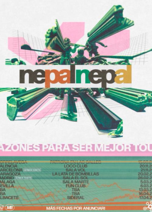 Cartel de Concierto de Nepal Nepal en Zaragoza