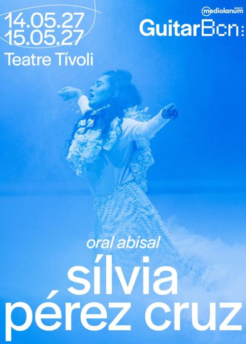 Cartel de Silvia Pérez Cruz en Barcelona (15 de Mayo)