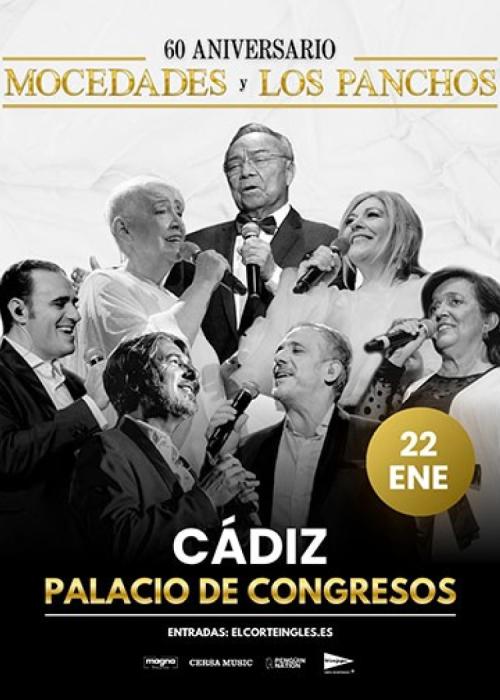 Cartel de Concierto de Mocedades + Los Panchos en Cádiz