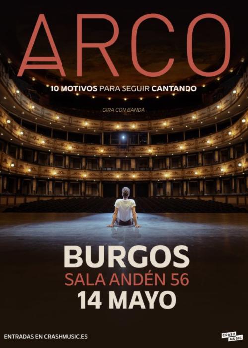 Cartel de Concierto de Arco en Burgos