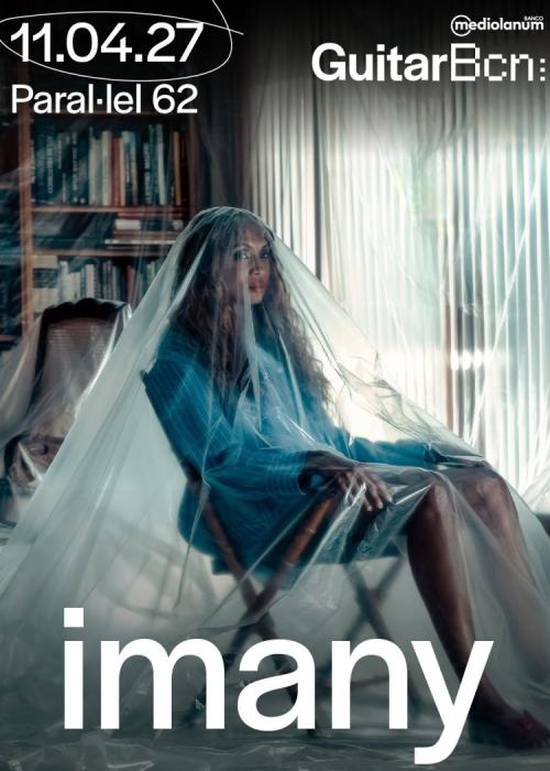 Cartel de Concierto de Imany en Barcelona