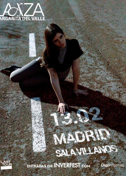 Cartel de Concierto de Laaza en Madrid